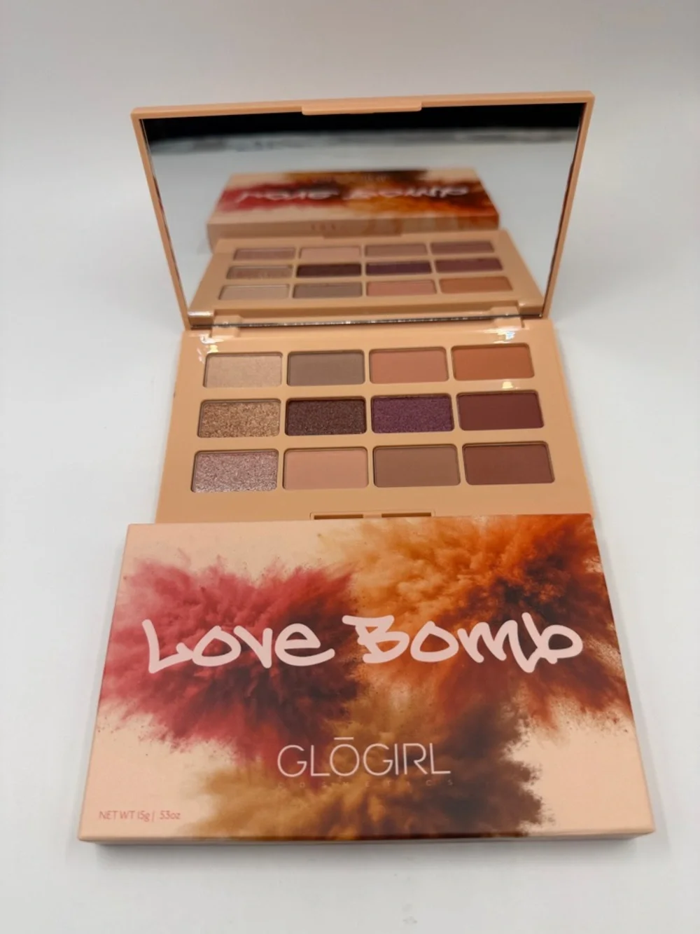GLOGIRL COSMETICS, Love Bomb Eyeshadow Palette, NIB